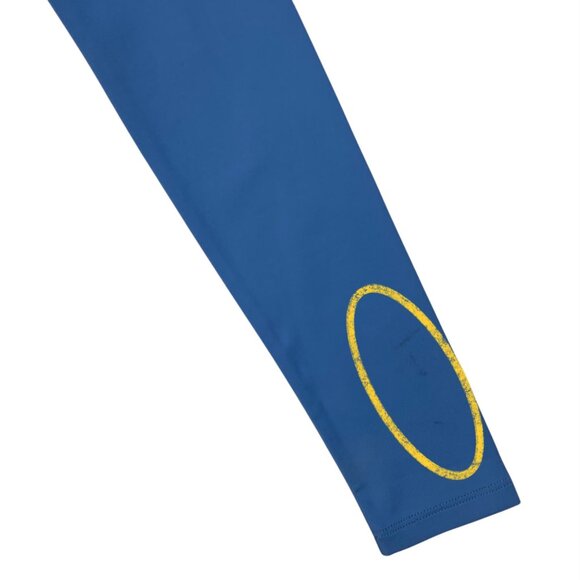 Aritzia Babaton Contour Mockneck Long sleeve Shirt XS Blue Crop Top Fall Fashion - Picture 7 of 12